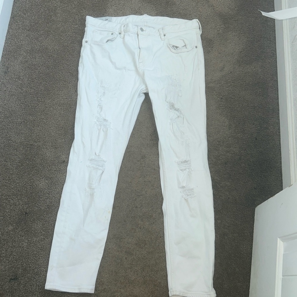 White jeans